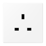 JUNG Steckdose 1f schn-ws mt UP m.BS BS LS 3521 WWM IP20 vert