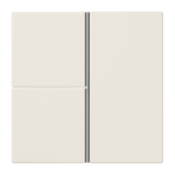 JUNG Taste 3t Schalter ws glz LS 403 TSA f.Bussystem