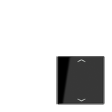 JUNG Wippe 1t Jalousie sw glz Pfeile LS 404 TSAP SW 14 f.Bussystem