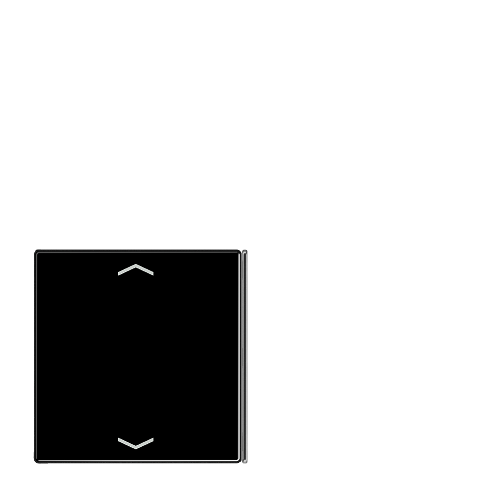 JUNG Wippe 1t Jalousie sw glz Pfeile LS 404 TSAP SW 23 f.Bussystem