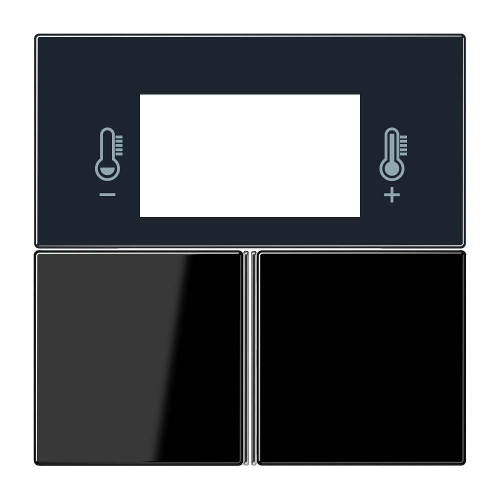 JUNG Taste 3t Schalter sw glz LS 4093 TSA SW f.Bussystem