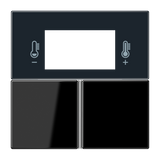 JUNG Taste 3t Schalter sw glz LS 4093 TSA SW f.Bussystem