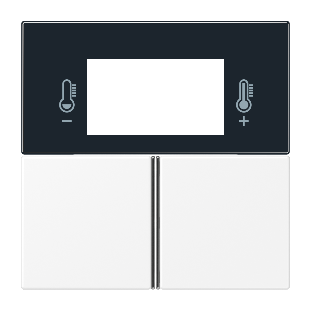 JUNG Taste 3t Sensor ws glz f.Bussystem LS 4093 TSA WWM