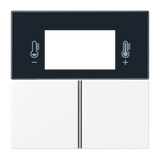 JUNG Taste 3t Sensor ws glz f.Bussystem LS 4093 TSA WWM