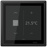 JUNG Bedienelement KNX Kst gra-sw UP LS 459 D 1S SWM man.SollwVerst