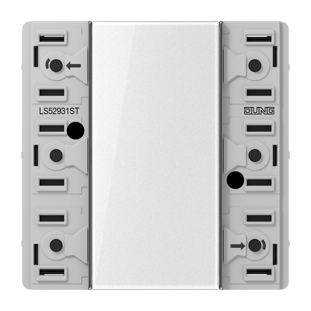 JUNG Tastsensor KNX UP mt 6pkt LED LS 5293 1ST inkl.Ankoppl
