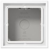 JUNG Gehäuse AP 1f Kst aws glz AP-Geh LS / LS CUBE LS 581 A WW