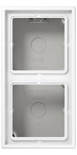 JUNG Gehäuse AP 2f Kst aws glz AP-Geh LS / LS CUBE LS 582 A WW