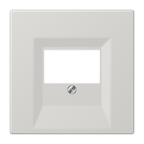 JUNG Zentralplatte TAE 1f lgr Schraubbef LS 969 T LG ohne Beschriftungsfeld