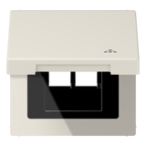 JUNG Einbaurahmen 1f cws glz Klappd Kst LS 990 BFKL LAN f.GEB-K
