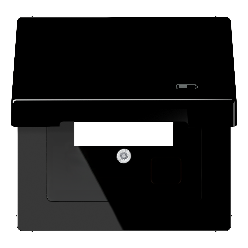 JUNG Klappdeckel sw LS 990 BFKL USB SW
