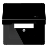 JUNG Klappdeckel sw LS 990 BFKL USB SW