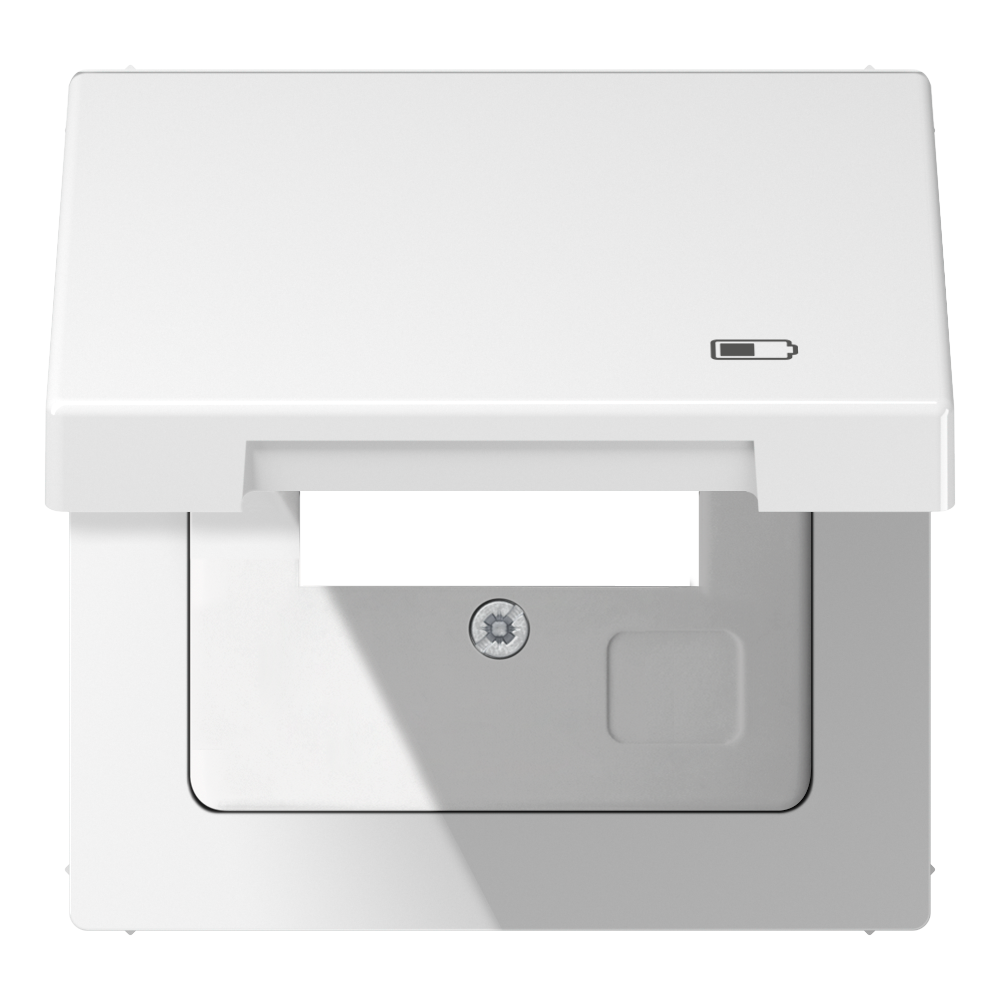 JUNG Klappdeckel aws LS 990 BFKL USB WW