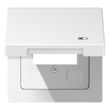 JUNG Klappdeckel aws LS 990 BFKL USB WW