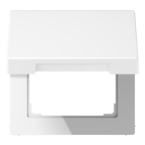 JUNG Einbaurahmen 1f ws glz Klappd Kst LS 990 BFKL WWM f.GEB-K