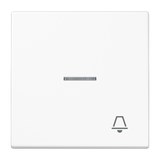 JUNG Wippe 1t Schalter aws glz Klingel LS 990 KO5 K WW f.Bussystem