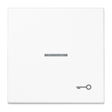 JUNG Wippe 1t Schalter aws glz LS 990 KO5 T WW Schl/Tür f.Bussystem