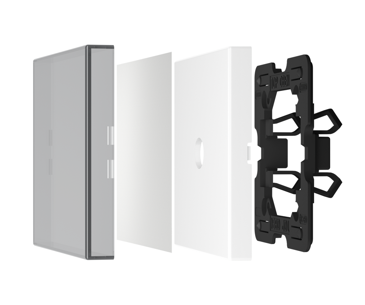 JUNG Wippe Schalter tra glz BSF LS 990 NA GL