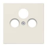 JUNG Zentralplatte Sat/TV/Radio 3f ws LS 990 SAT Schraubbef