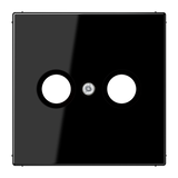 JUNG Zentralplatte Ant.dose 2f sw LS 990 TV SW Schraubbef