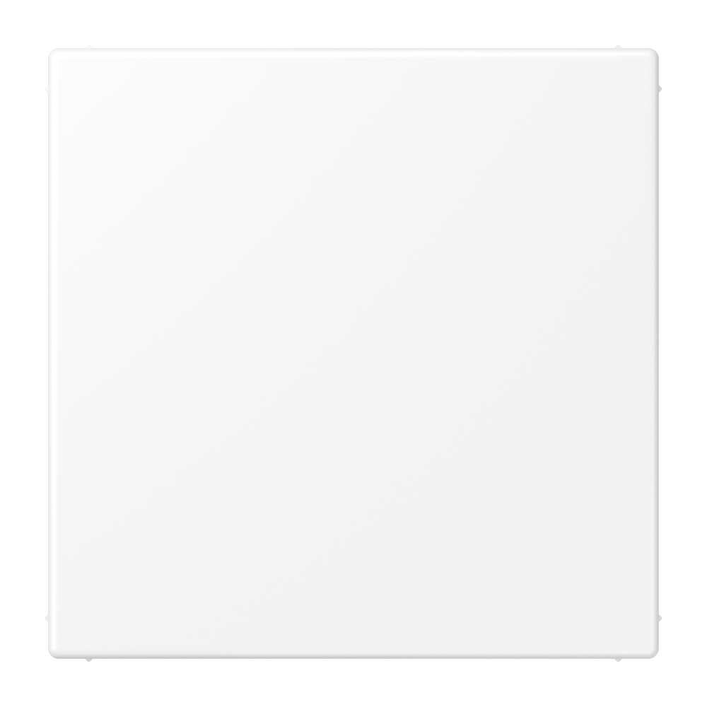 JUNG Zentralplatte Blindabd ws Klemmbef LS 994 B WWM PL ohne Beschriftungsfeld