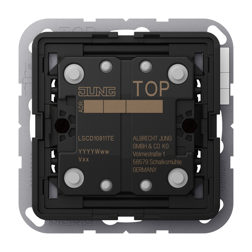 JUNG Tastsensor KNX UP 1f 2pkt CD/LS LS CD 1091 1TE inkl.Ankoppl