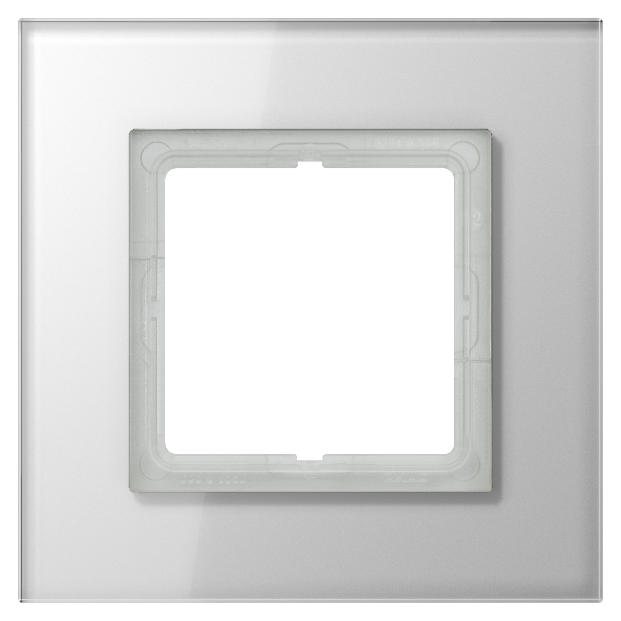 JUNG Einbaurahmen 1f aws glz Glas LS / LS PLUS LSP 981 GL WW f.GEB-K