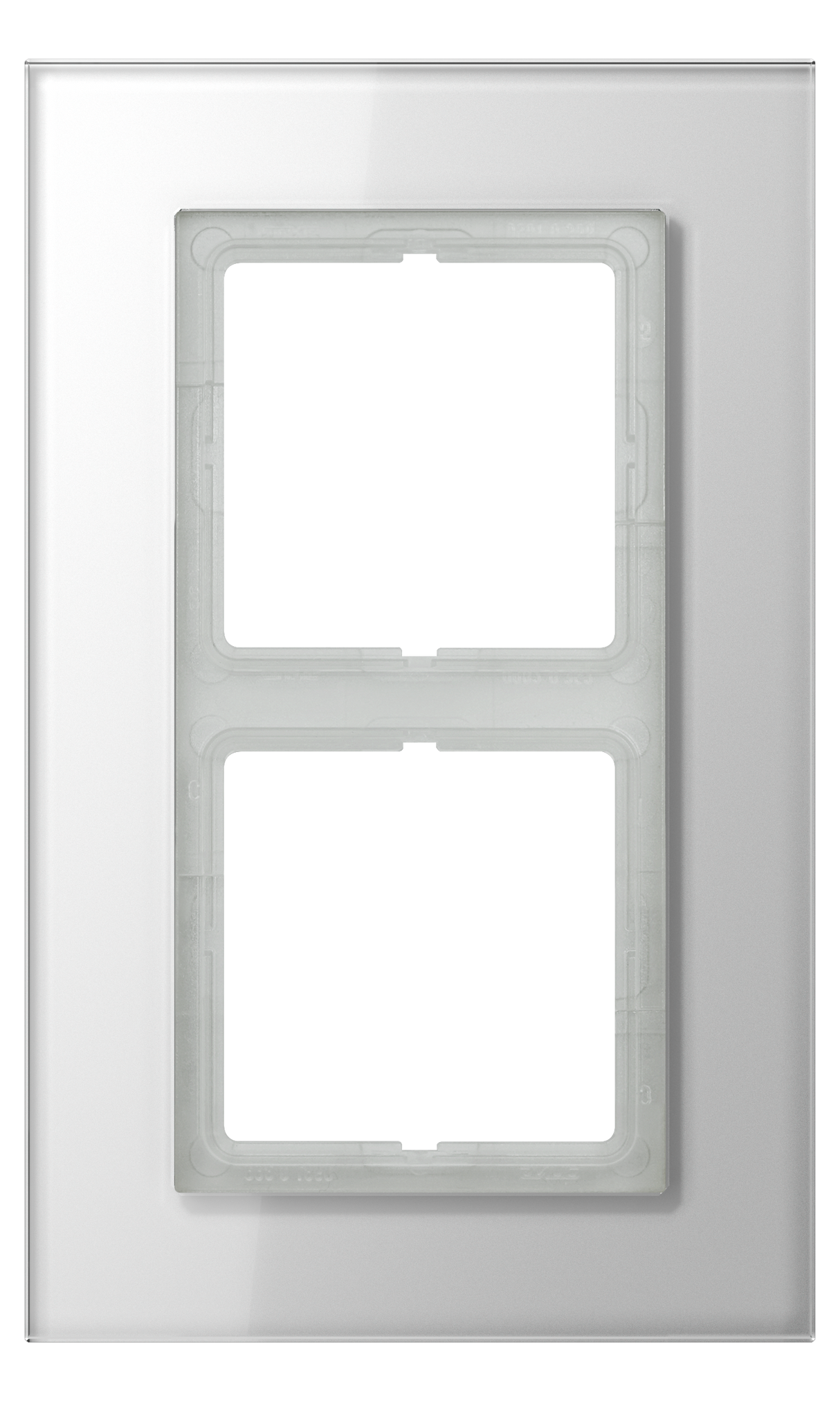 JUNG Einbaurahmen 2f aws glz Glas LS / LS PLUS LSP 982 GL WW f.GEB-K