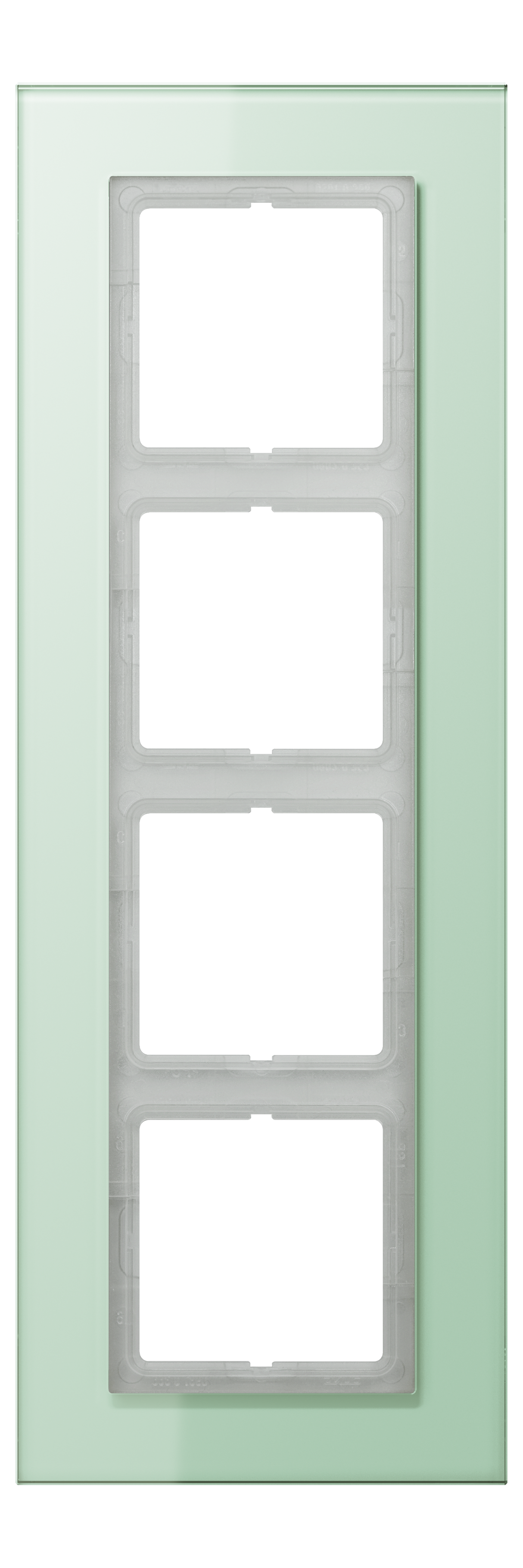 JUNG Einbaurahmen 4f tra mt Glas f.GEB-K LS / LS PLUS LSP 984 GLAS