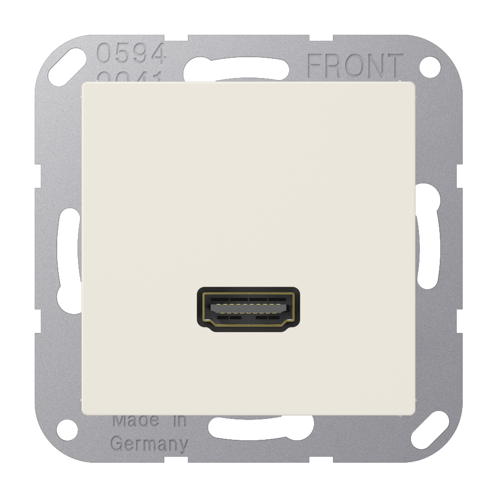 JUNG HDMI-Steckdose UP Kanaleinb 1HDMI AS MA A 1112 ws RAL1013