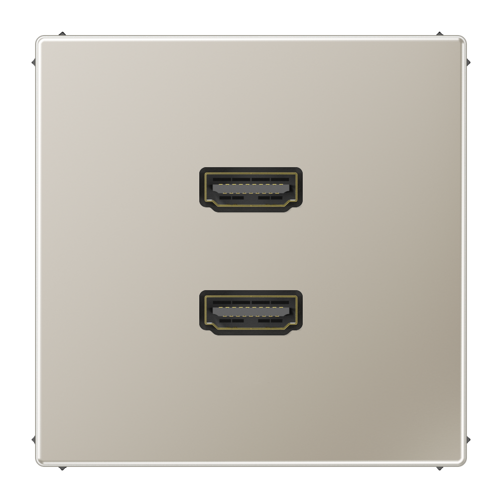 JUNG HDMI-Steckdose UP Kanaleinb 2data LS MA ES 1133 2HDMI edst