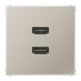 JUNG HDMI-Steckdose UP Kanaleinb 2data LS MA ES 1133 2HDMI edst