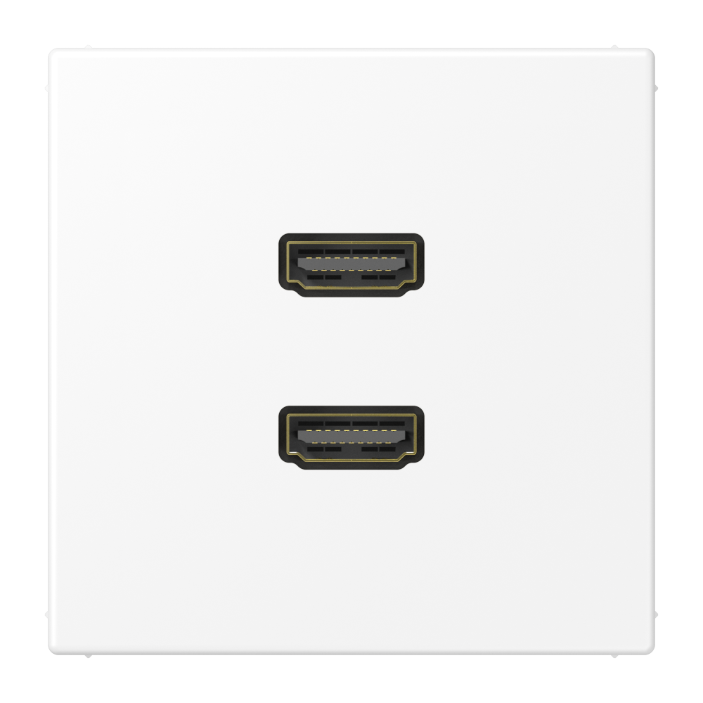 JUNG HDMI-Steckdose UP 2data 2HDMI LS MA 1133 WWM schn-ws