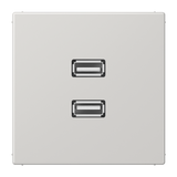 JUNG Multifunktionsdose UP Kanaleinb gr LS MA 1153 LG 2data RAL7035