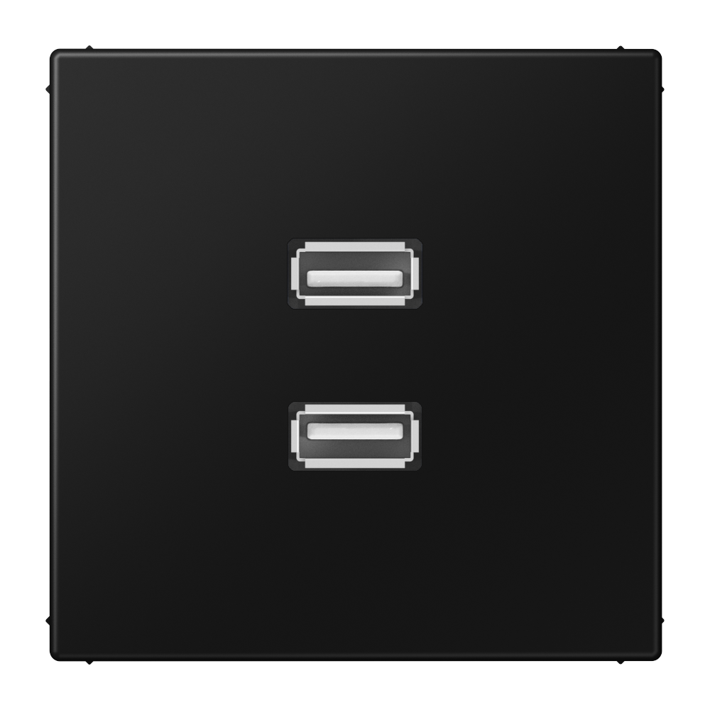 JUNG Multifunktionsdose UP Kanaleinb sw LS MA 1153 SW 2data RAL9005