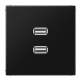 JUNG Multifunktionsdose UP Kanaleinb sw LS MA 1153 SW 2data RAL9005