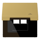 JUNG Einbaurahmen 1f ms mt Klappd Metall LS ME 2990 KL LAN C f.GEB-K