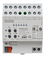 JUNG Schaltaktor KNX C-Last REG 4TE 6f RA 23024 REGHE 16A 3000W 21-32V