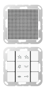 JUNG Audio-Innenstation Bus UP aws AS/A SI AI A 6 WW Rufabschalt