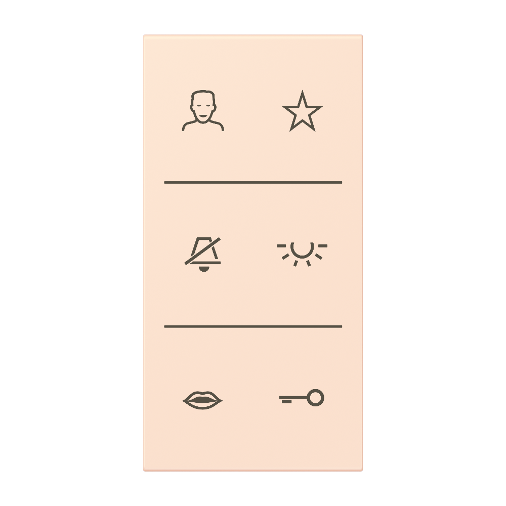 JUNG Abdeckung Türstat or_pal mt LS SI V6 LC DC 226 div.Symbole