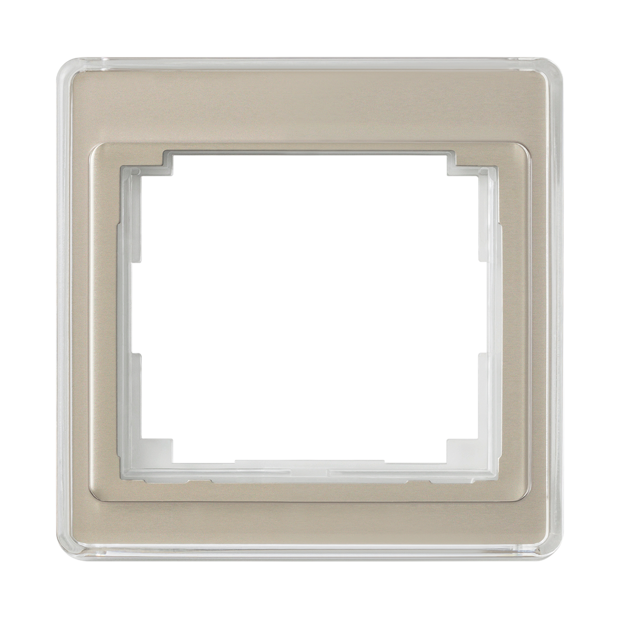 JUNG Einbaurahmen 1f brz glz Glas SL / SL 500 SL 581 GB f.GEB-K