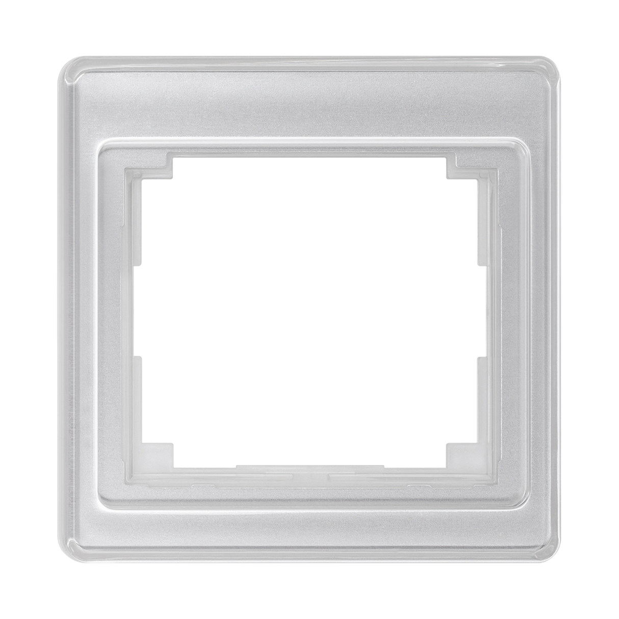 JUNG Einbaurahmen 1f si glz Glas f.GEB-K SL / SL 500 SL 581 SI