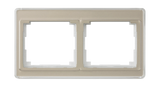 JUNG Einbaurahmen 2f brz glz horiz Glas SL / SL 500 SL 5820 GB f.GEB-K