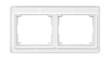 JUNG Einbaurahmen 2f aws glz horiz Glas SL / SL 500 SL 5820 WW f.GEB-K