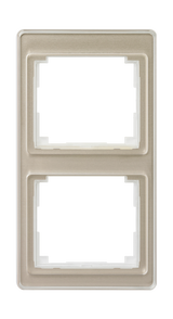 JUNG Einbaurahmen 2f brz glz vert Glas SL / SL 500 SL 582 GB f.GEB-K