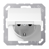 JUNG Steckdose 1f aws UP m.BS Klappd SPAS 1520 XKIKL WW IP44 vert