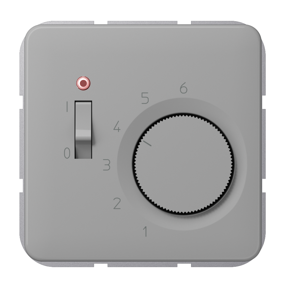 JUNG Raumthermostat 230V 10A Öffner IP30 CD TR 231 GR Bimetall