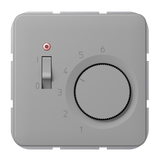 JUNG Raumthermostat 230V 10A Öffner IP30 CD TR 231 GR Bimetall