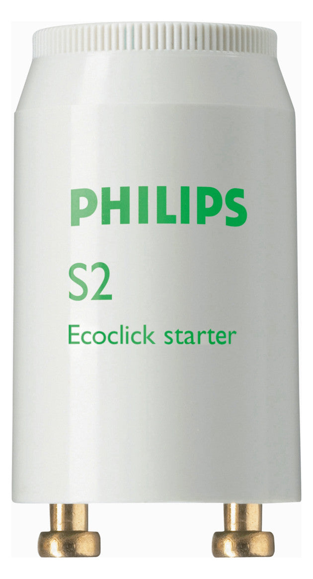 PHILIPS-LM Starter 4-22W f.Leuchtstoffl S2 4-22W SER 220-240V WH EUR BOX/20
