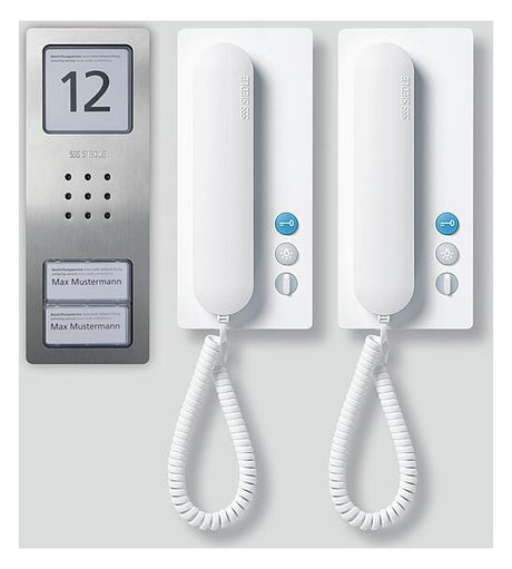 SIEDLE Türsprech-Set 1+n 2xTeiln AP/AP SET CA 812-2 E/W edst sigws 1LS